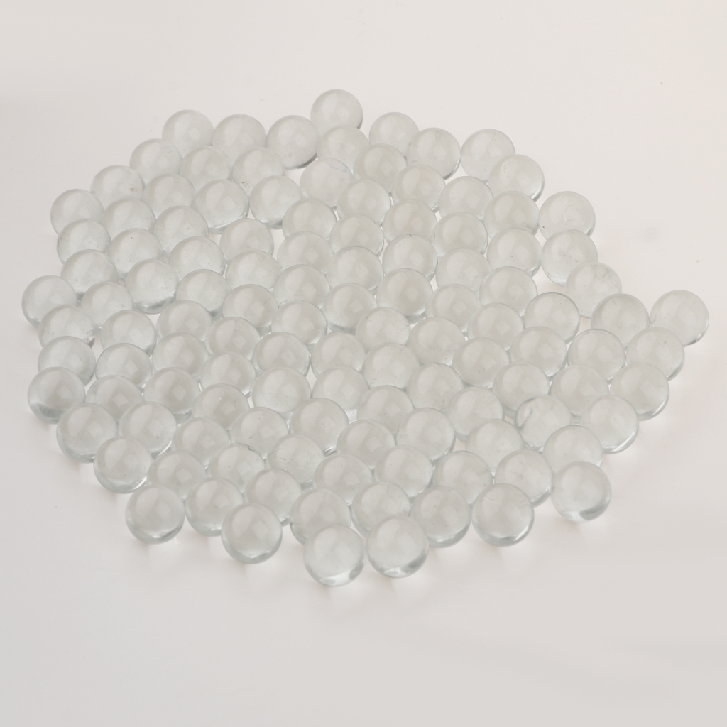 100x 13mm Fun Glass Marbles Balls Run Chinese Checkers Marble Solitaire Toys