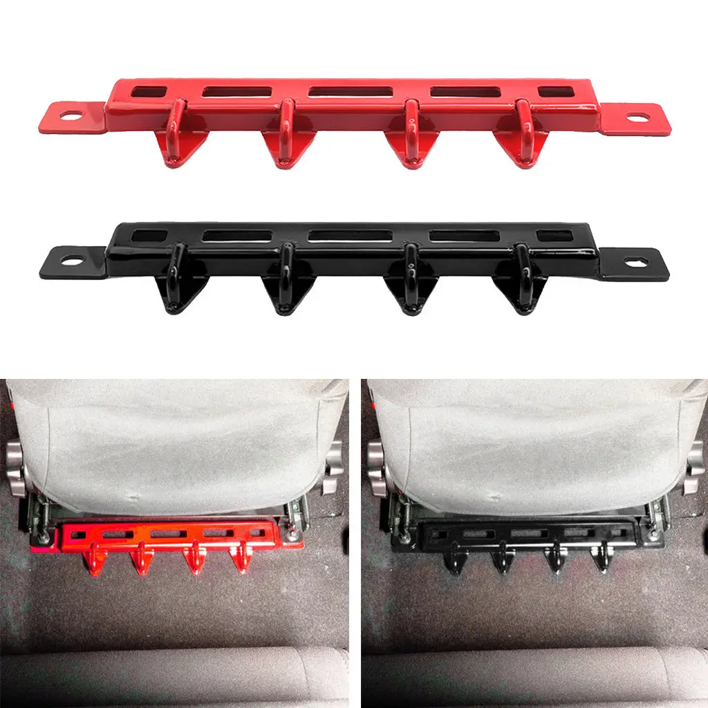 440mm Car Seat Slider Floor Bracket Metal Seat Slider Plus Floor Bracket Rack For BRZ Toyota 86 4 Point Seat Belt Attachment