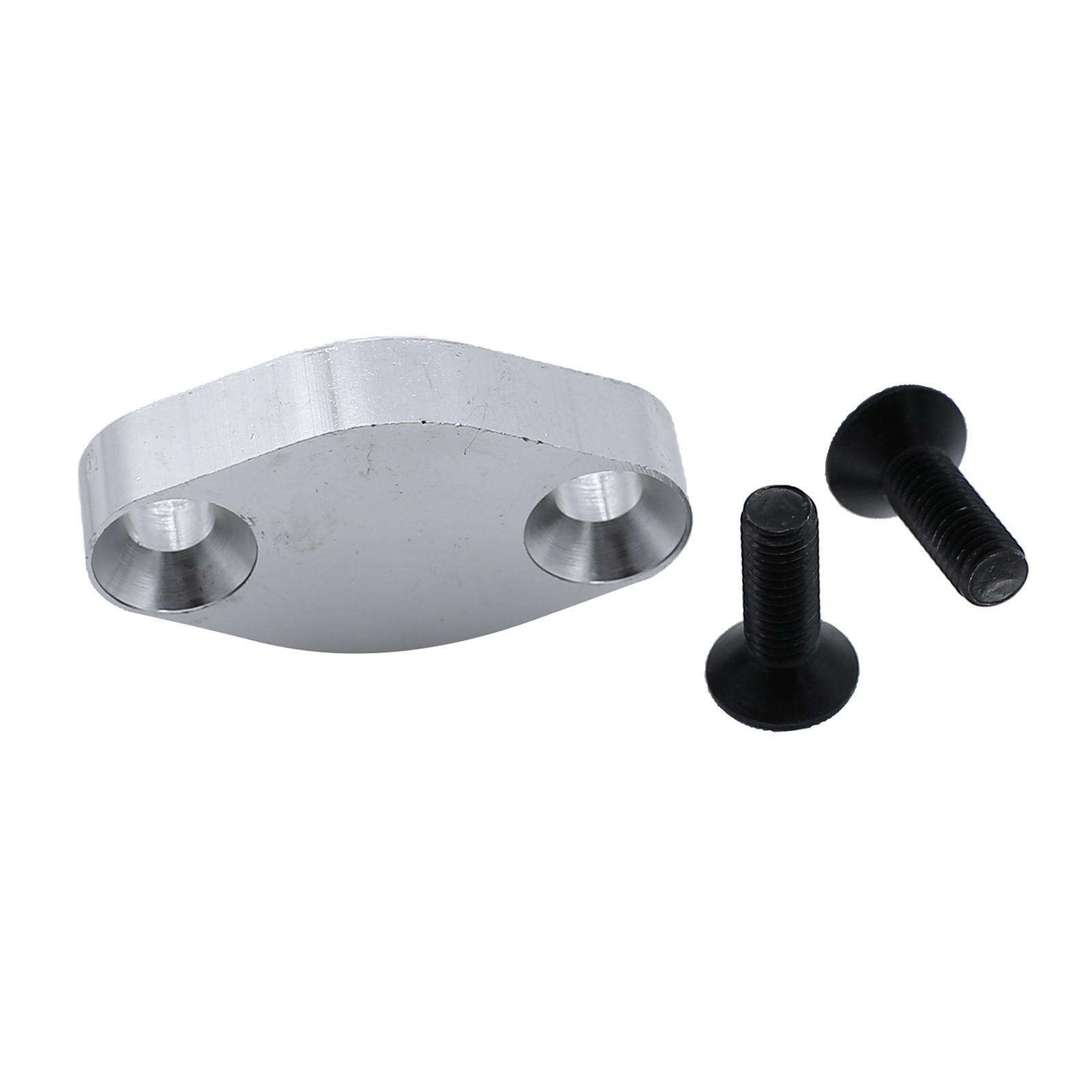 Aluminum Car Auto EGR Exhaust Block Off Plate w/ Screws Fit for LS Truck