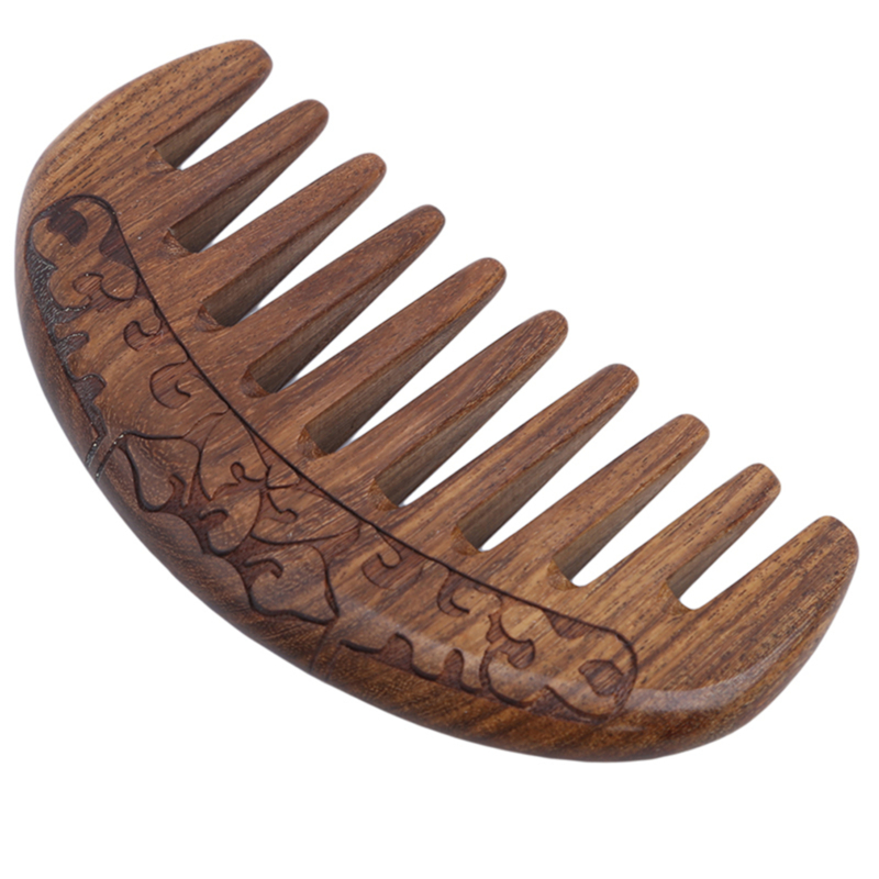 Best of Wooden Pocket Comb Natural Black Gold Sandalwood Super Narrow Tooth Combs No Static Lice Beard Comb Hair Styling Tools Reviews & Tips - Image 3