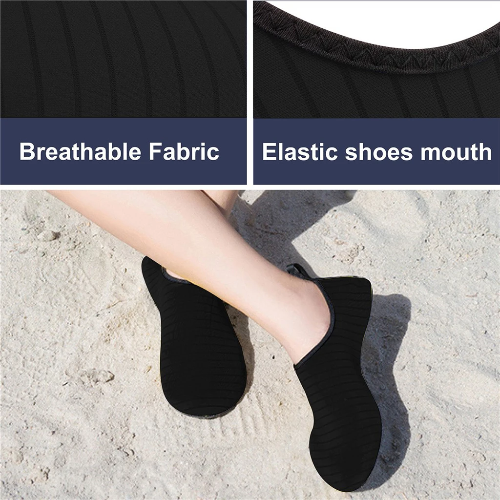 Adult Water Shoes Barefoot Stripe Skin Socks Quick Dry Aqua Beach Sport Sock 