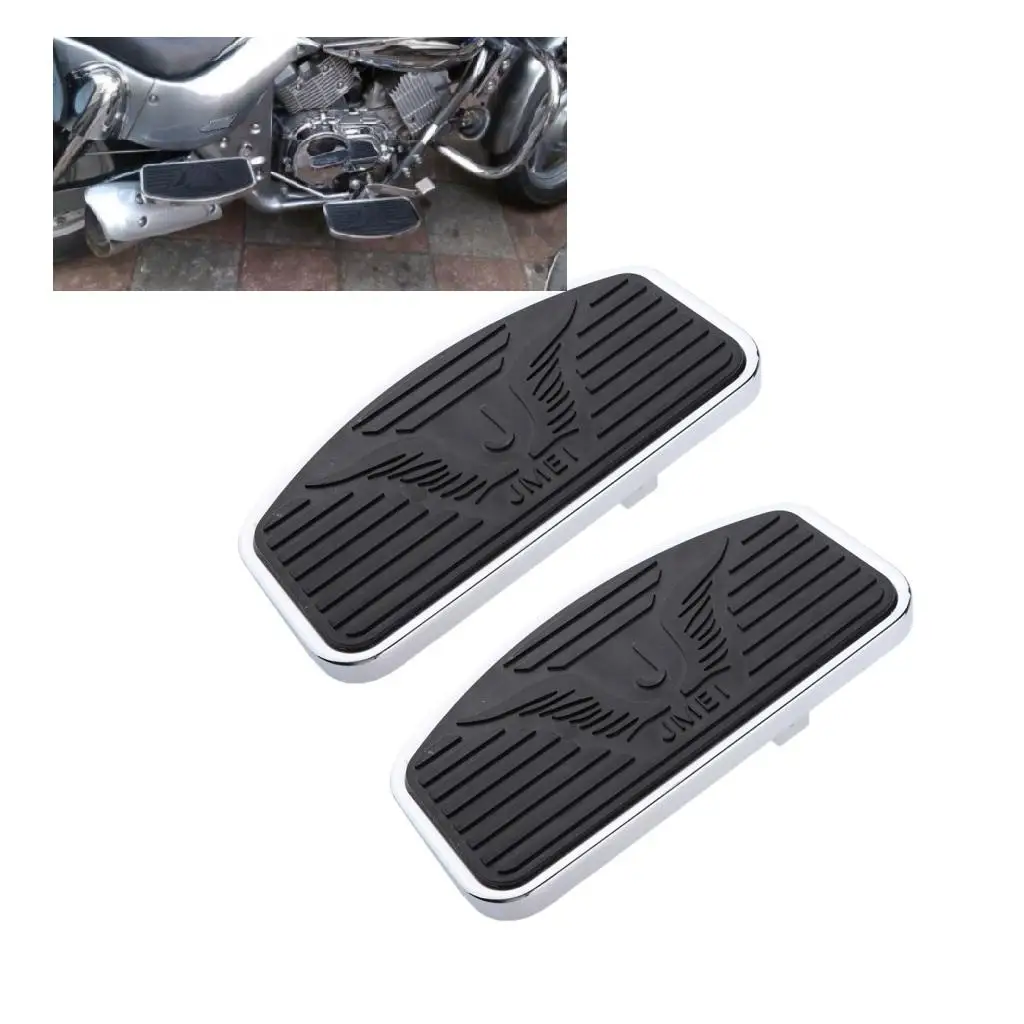 2 Pieces Motorcycle Front Rider Footboard Floorboard for Honda VTX 1300 VTX 1800