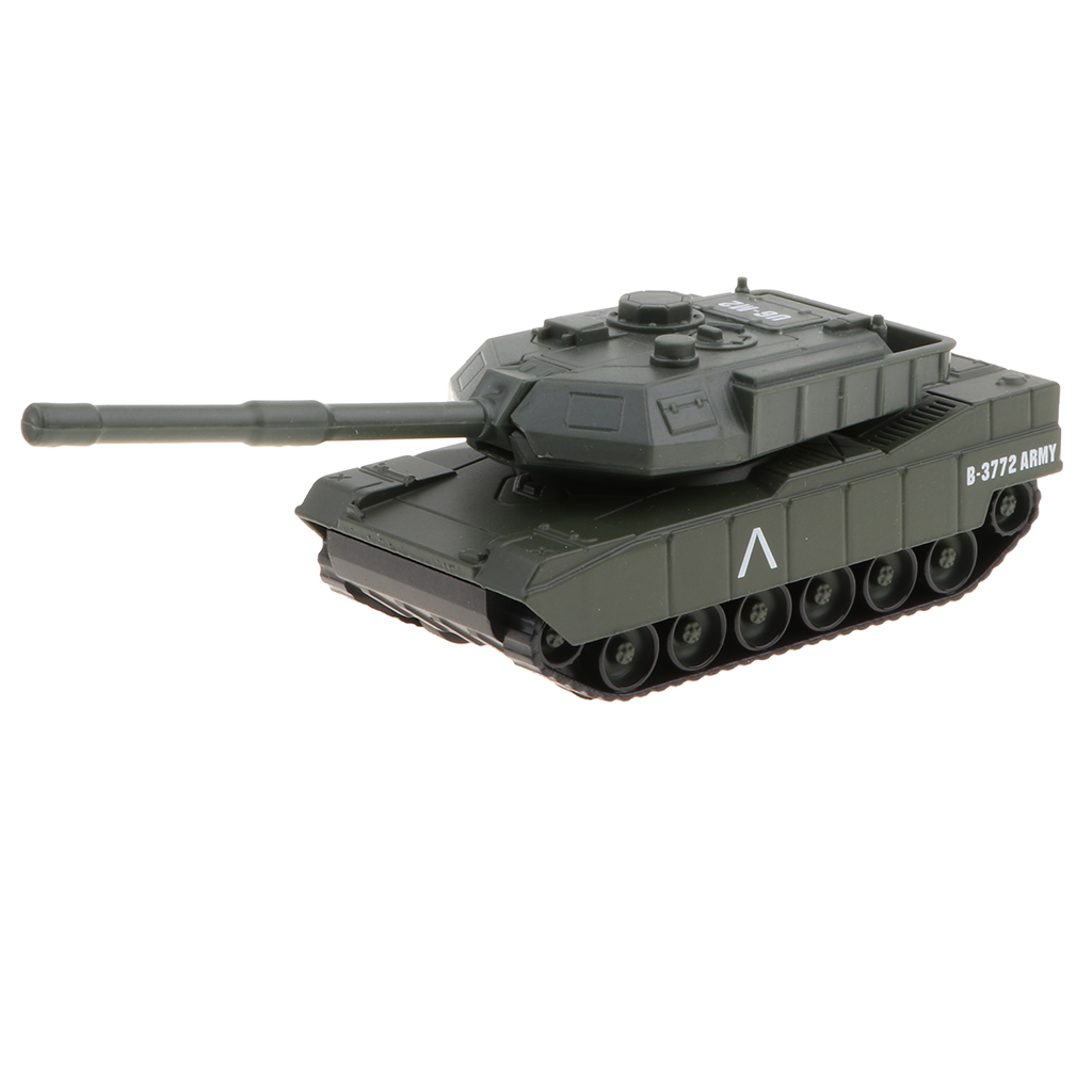 1/43 Alloy M1A2 Main Battle Tank Model Pull Back Toy for Kids Toddlers Gift