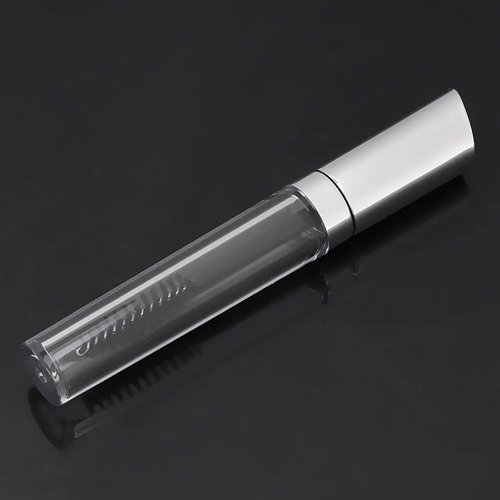 2 Pieces 5ml Clear Empty Mascara Tube Bottle Vials Cosmetic Eyeliner Container