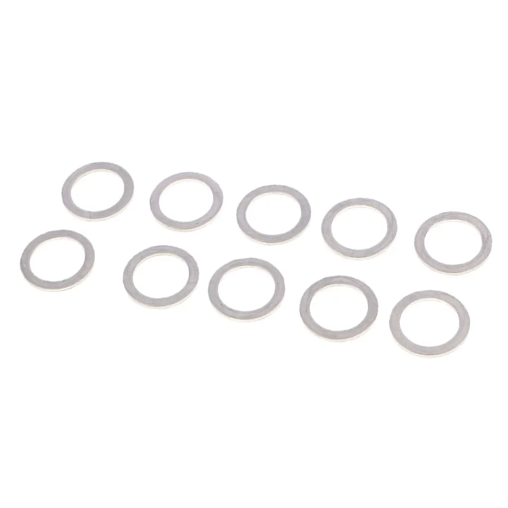 ENGINE OIL CHANGE COPPER DRAIN PLUG GASKET CRUSH  WASHER - Silver