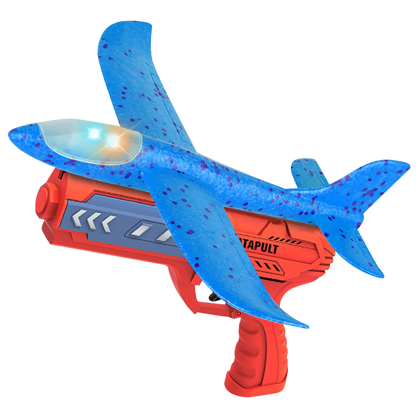 Appearanice Avión con Forma de LED Lanzamiento Manual Lanzamiento Planeador Aviones Espuma EPP Avión de Juguete