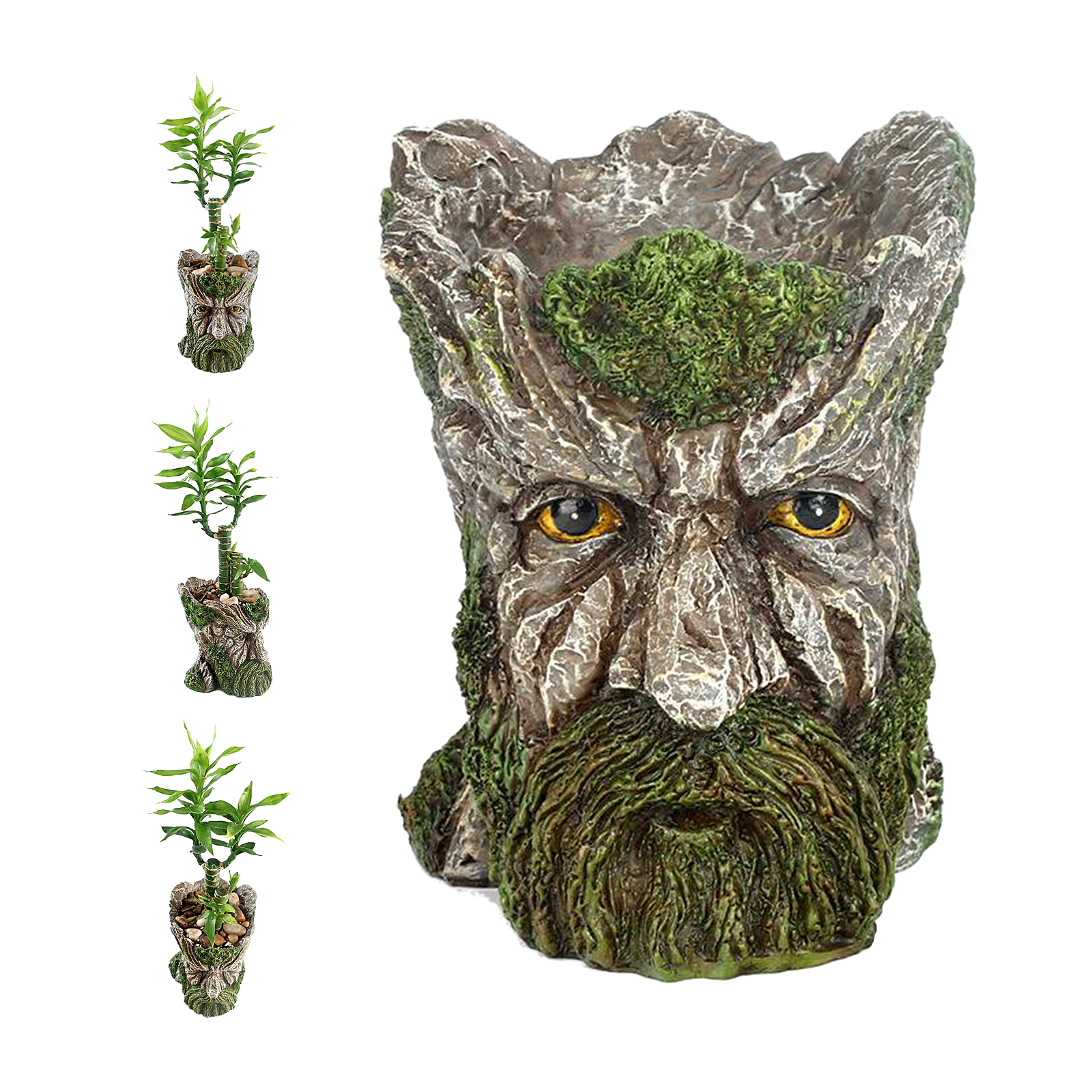 Flowerpot  Old Man Succulent Planter Green Plants Flower Pot for Indoor