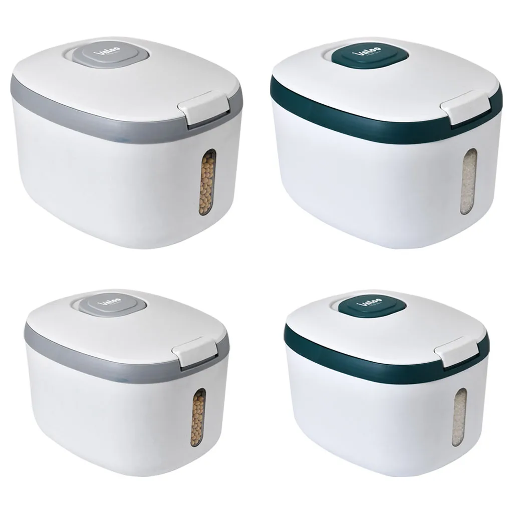 Kitchen Storage Container Rice Box Sealed for Cereal Pet Food Storage Storage Box Household Rice Bucket