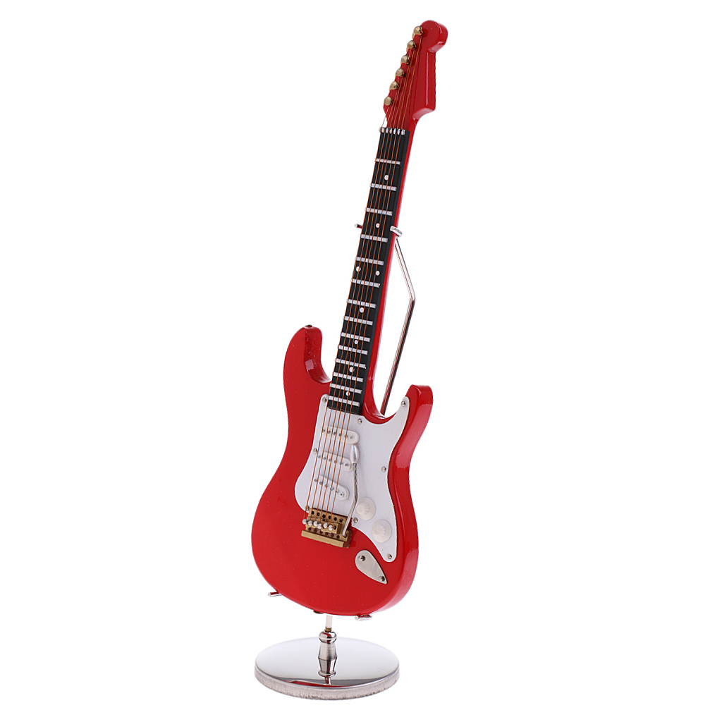MagiDeal 1/6 Scale Wood Electric Guitar Model for 12 Inch Action Figure Accessory Kids Toys