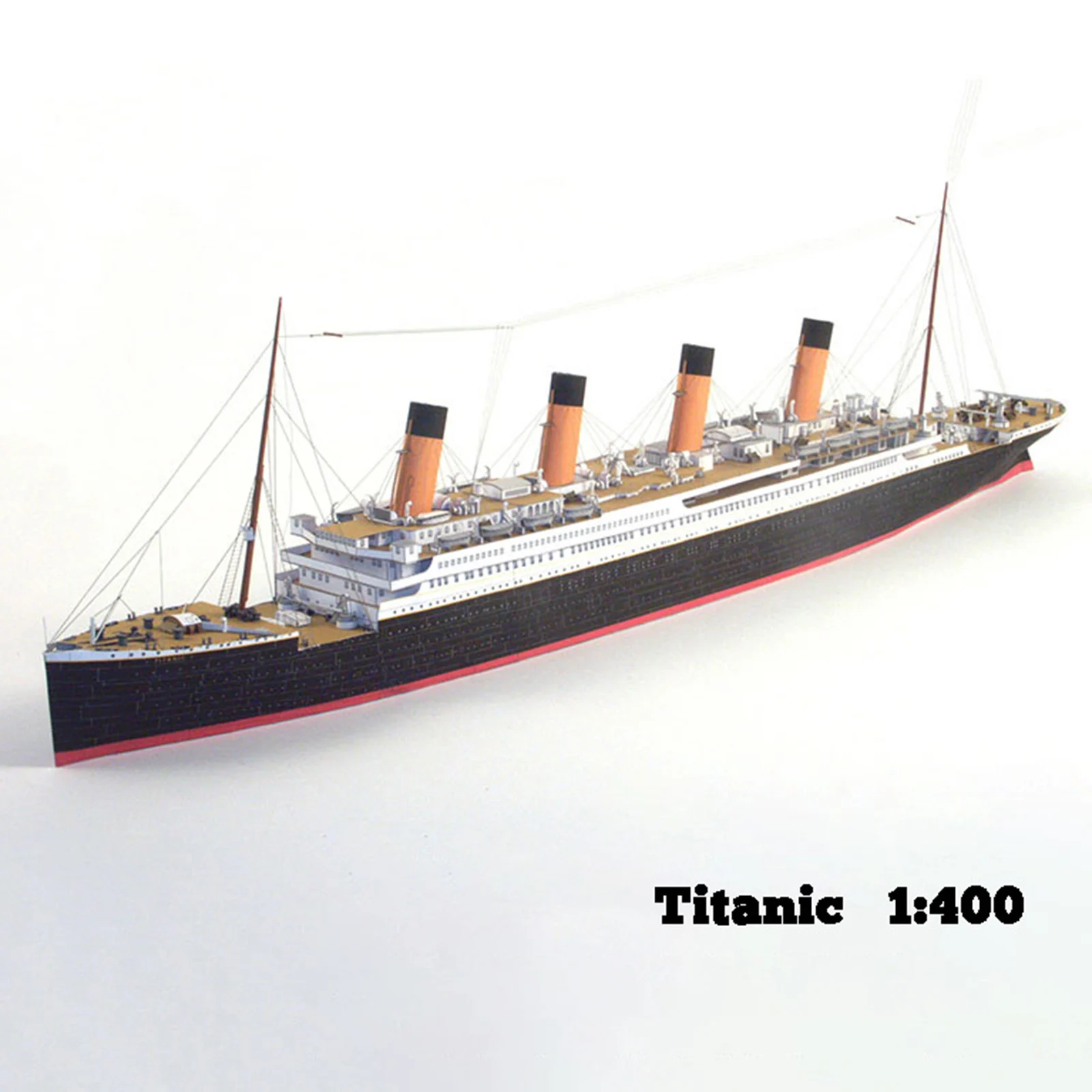 3D Titanic Ship Puzzle Assemble Paper Model Kit Education Papercraft Toy Room Decor