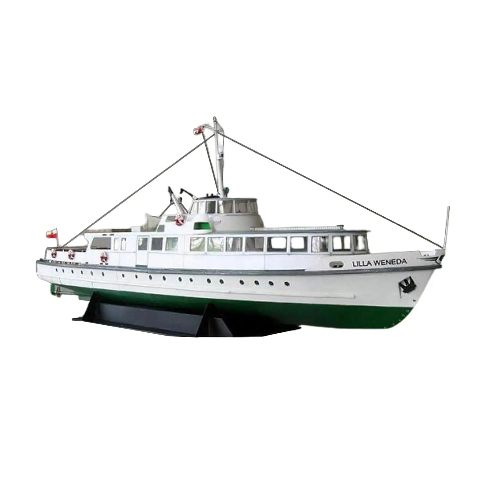 3D Coastal Ferry Boat Template Kit 1/100 Lilla WENEDA Educational Game
