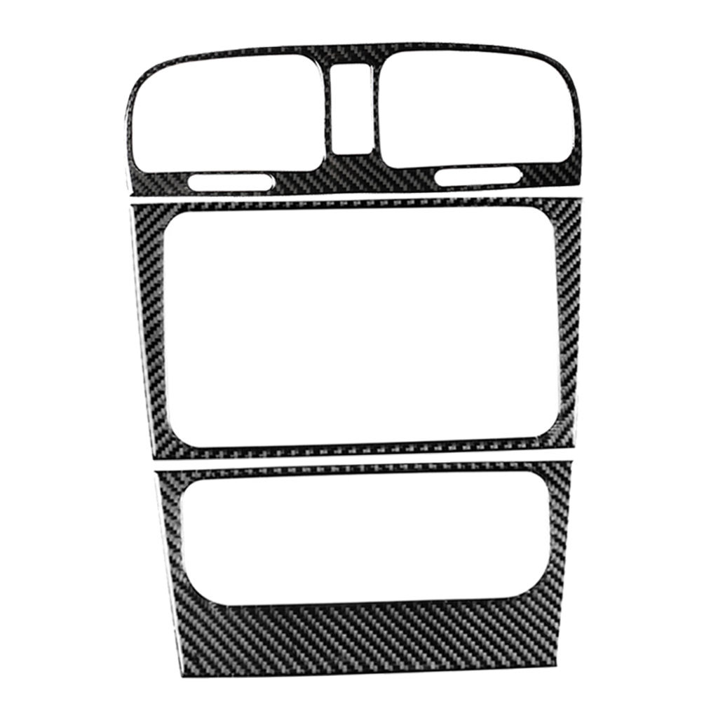 Carbon Fiber Console Air Outlet CD Panel Decorative Cover Trim For Volkswagen for VW for Golf 6 MK6 GTI 2008-2012