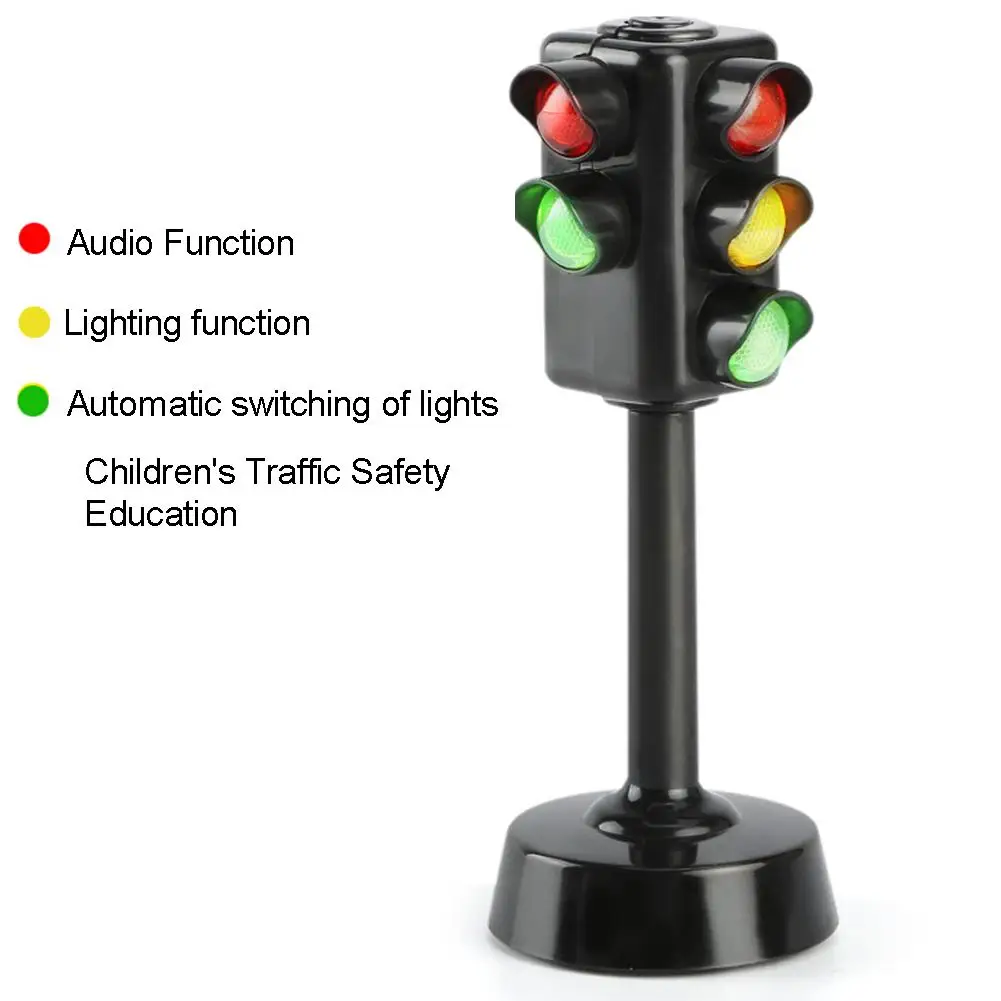 Road Safety Signs or Traffic Signal Lights Kids Educational Pretend Play Toy 