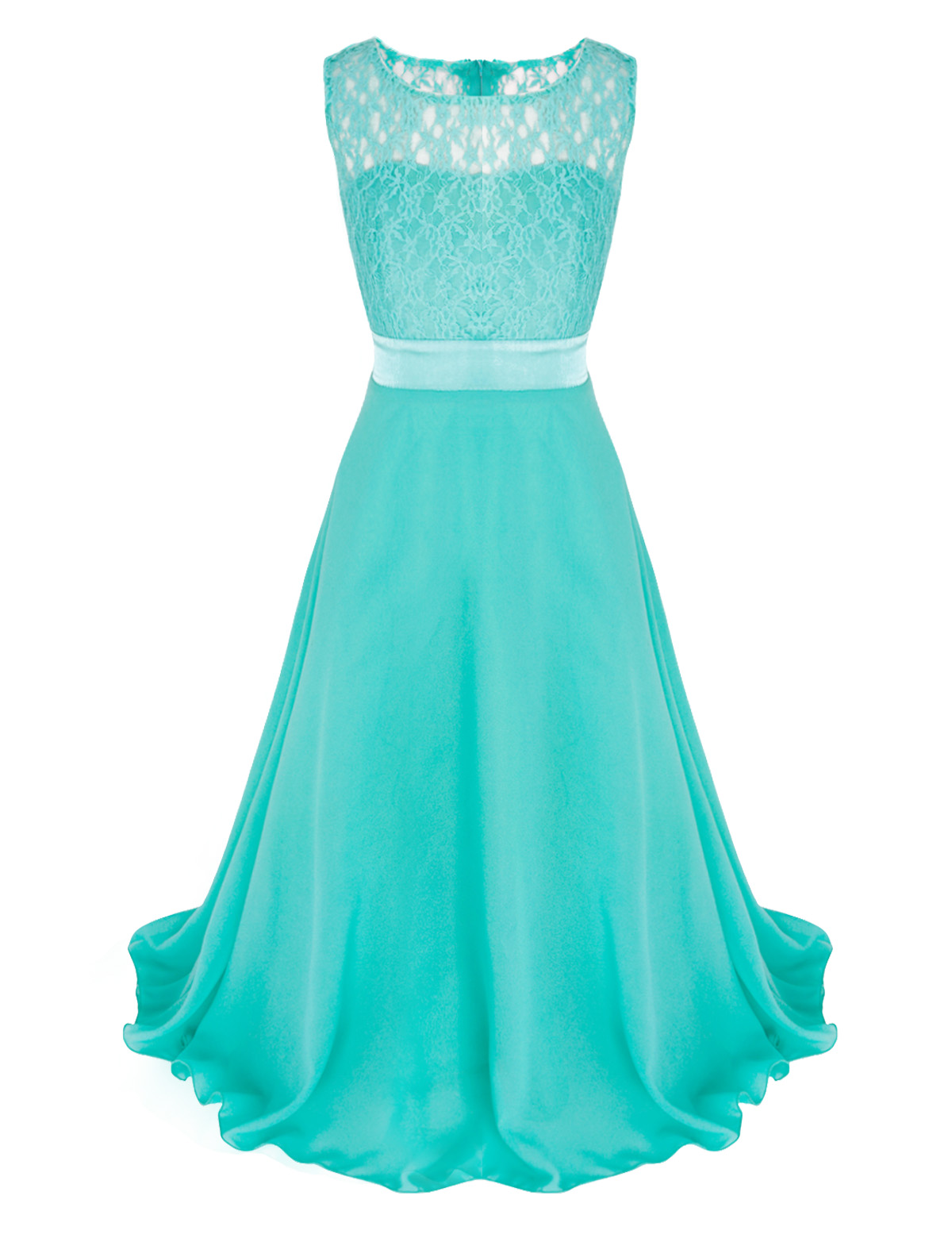 Kid Elegante Brautjungfer Blume Mädchen Kleider Für Mädchen Abend Party Hochzeit Kleid Teenager Kinder Lange Prinzessin Kleid 4-14 jahr – Detail 36