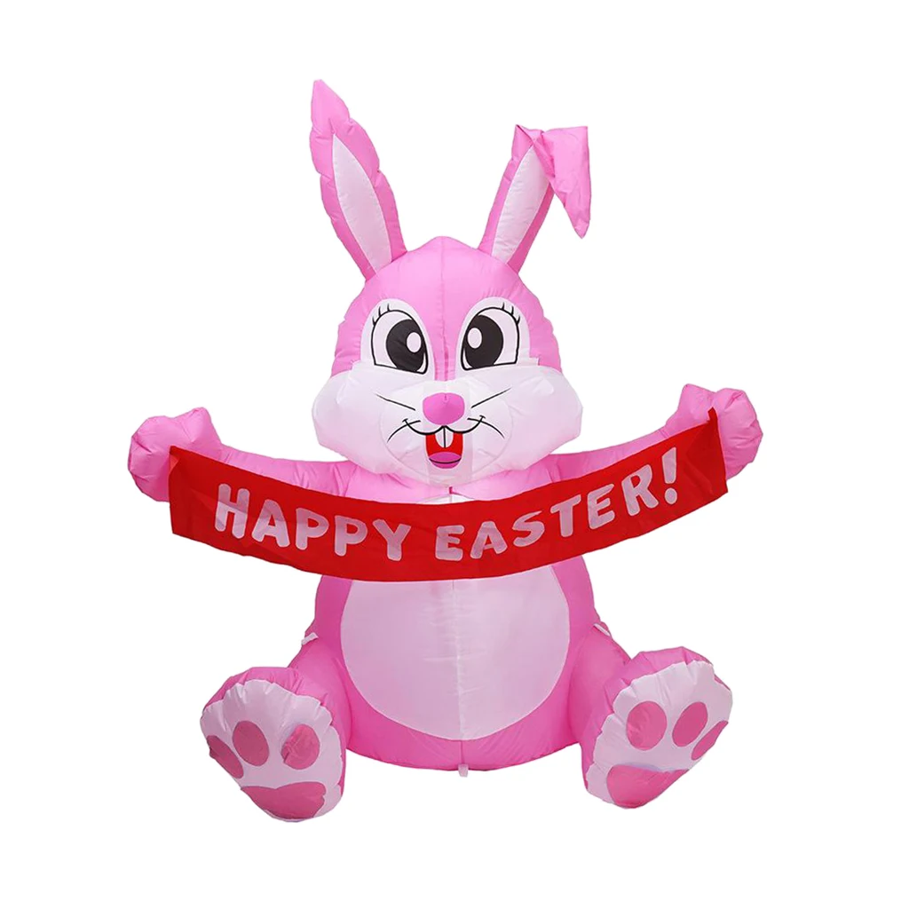 5ft Giant Inflatable Easter Bunny Rabbit Model Indoor Yard Party Toy 5ft Giant Inflatable Easter Bunny Rabbit Model Indoor Yard Party Toy