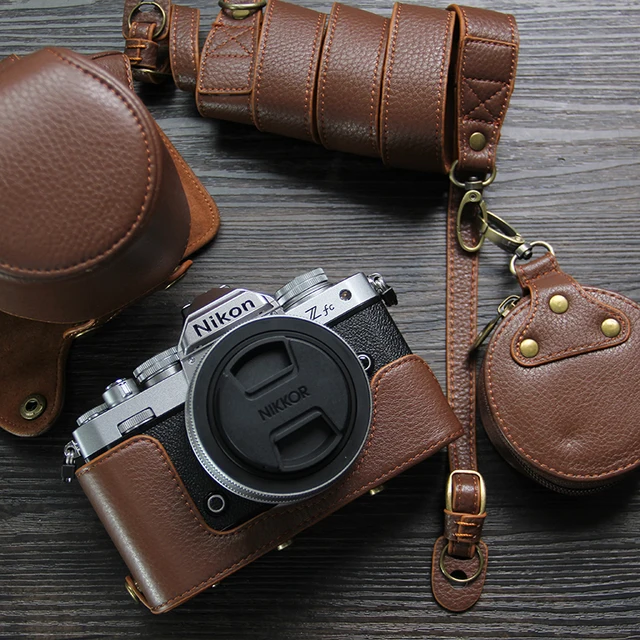 For Leather Camera Case Nikon ZFC Protective Case Leather Case Nikon z-fc