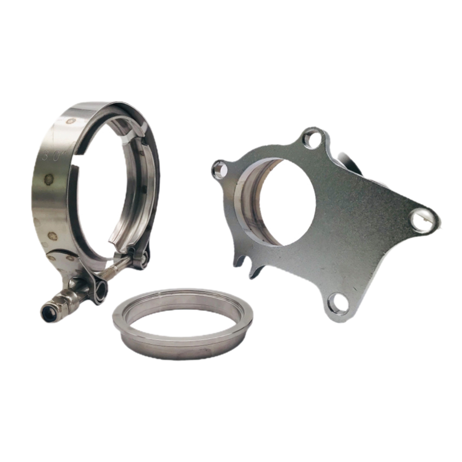 T3 T3/T4 5 Turbo Downpipe Exhaust Flange to 3in V-Band Conversion Adaptor