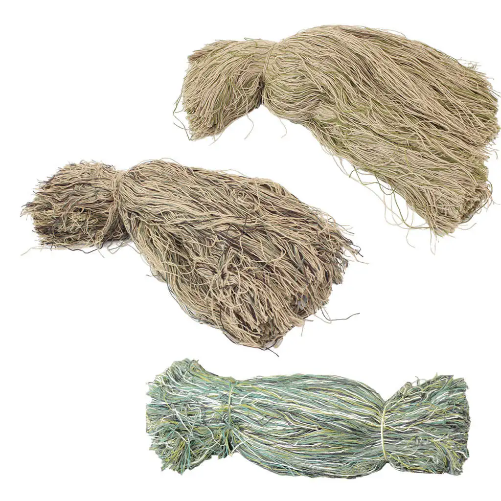 Ghillie Suit Thread to Build Your Own Ghillie Suit for Halloween Party Unisex Synthetic Ghillie Yarn Woodland for Hooded Jacket