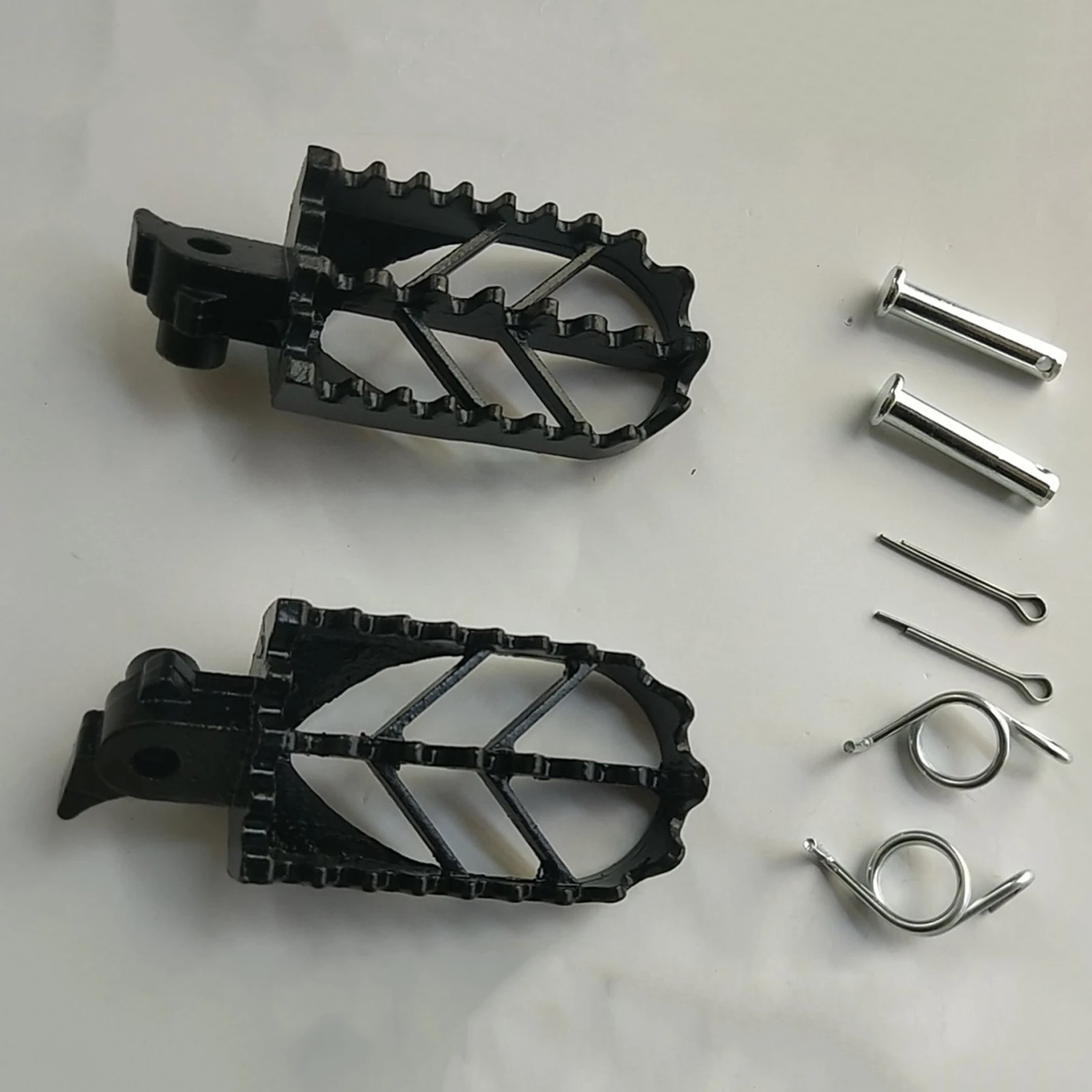 Stainless Steel Footrest Foot Pegs Footpegs for Honda CRF50 CRF70 CRF100F for Yamaha PW50 PW80 Motocross
