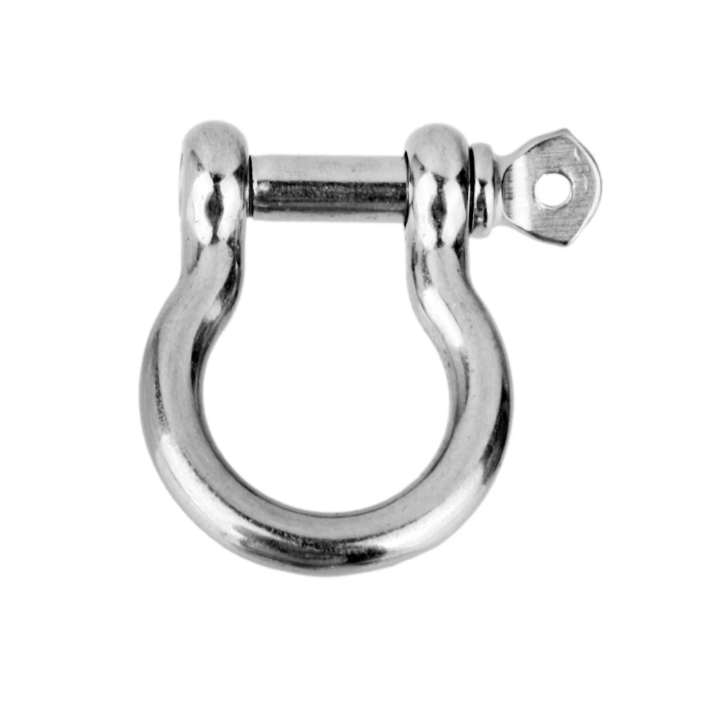 Stainless Steel O-Shaped Shackle Buckle For Paracord Survival Bracelet