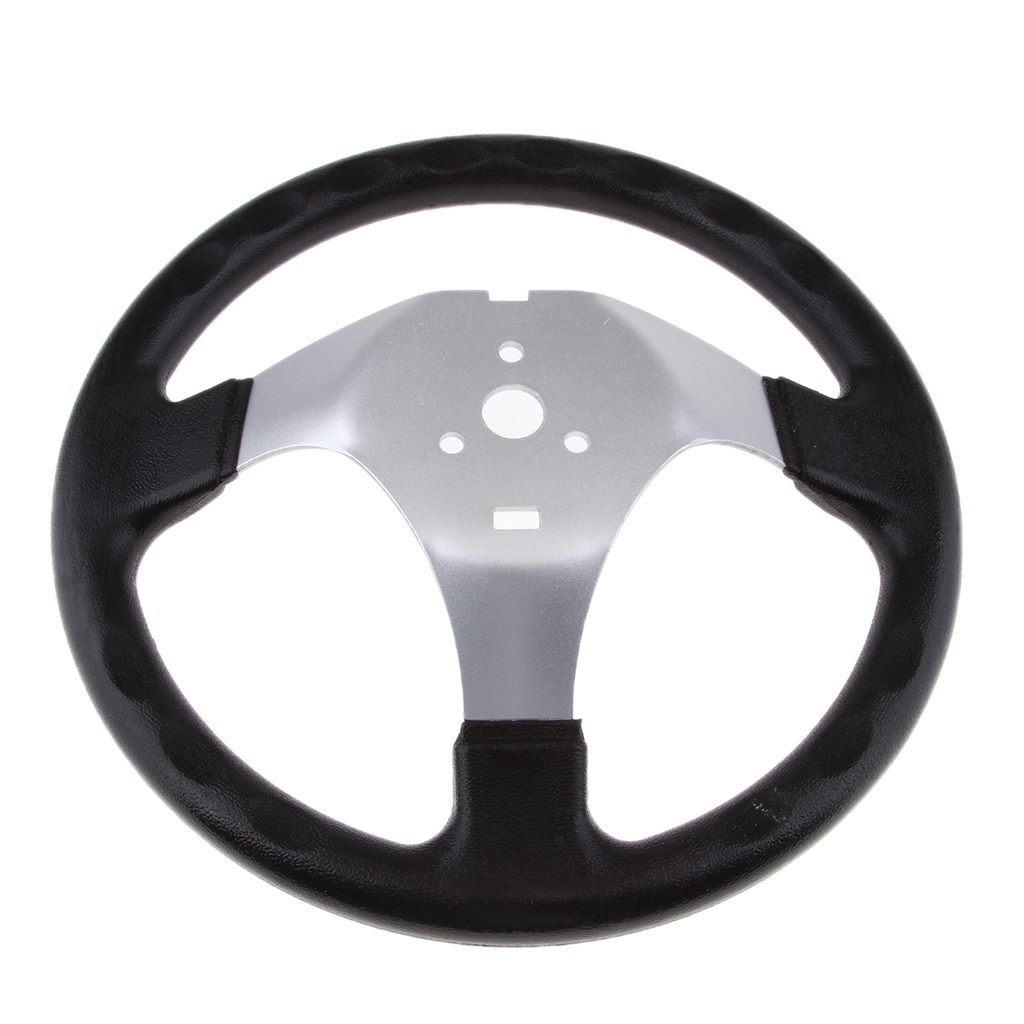 1 Piece Steering Wheel 3-spoke Steering Wheel for Many Kinds of ATV Go Kart