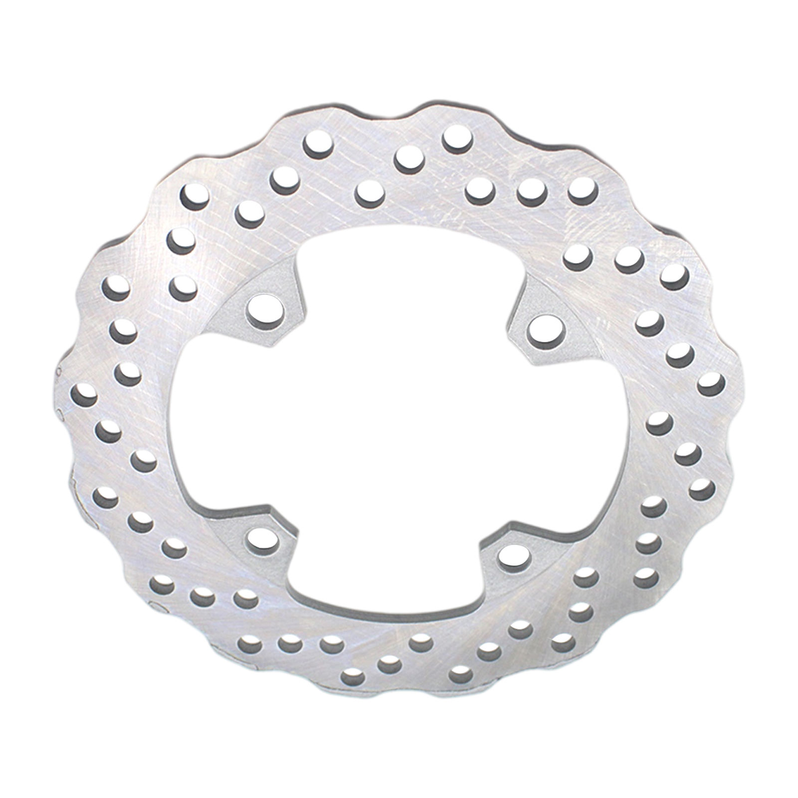 Rear Brake Disc Rotor Silver Motorcycle Replacement 220mm Accessories Steel for Kawasaki ER6F Z750 ZX6R ZX636 ER-6F ER-6N ER6N