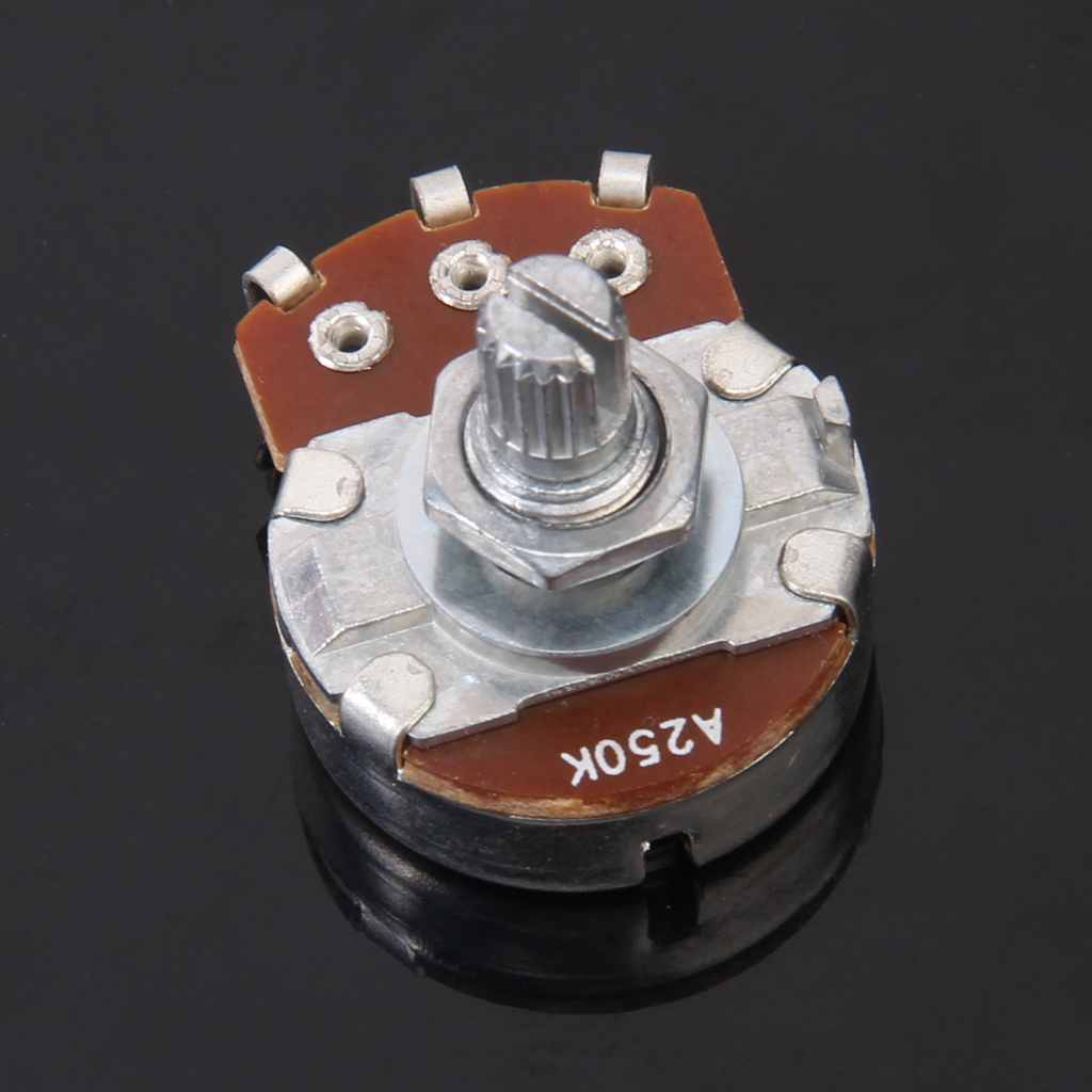 Audio Taper Potentiometer Mini 250K Volume Guitar Pot Supplies