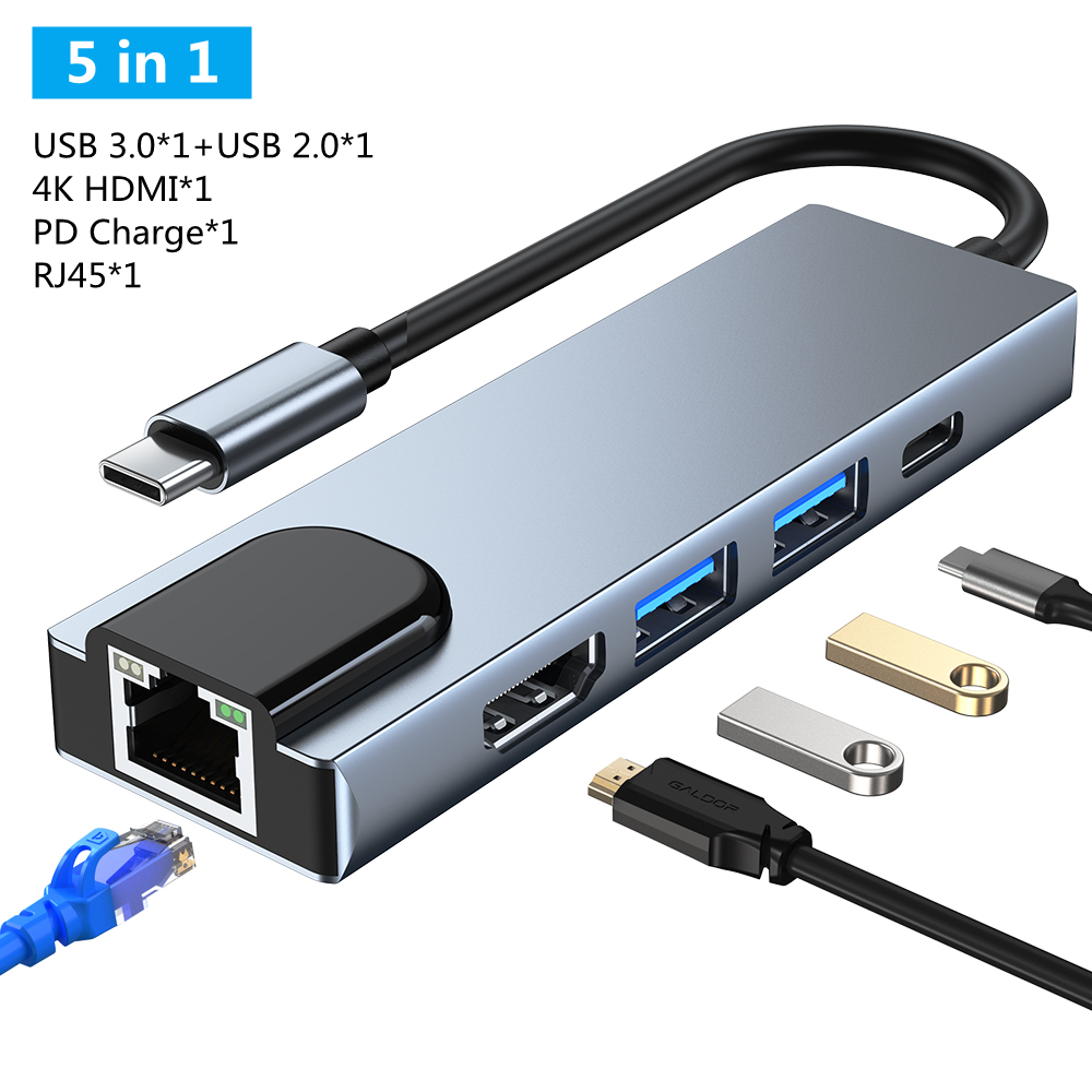 com 2 hdmi multiport adaptador doca estação