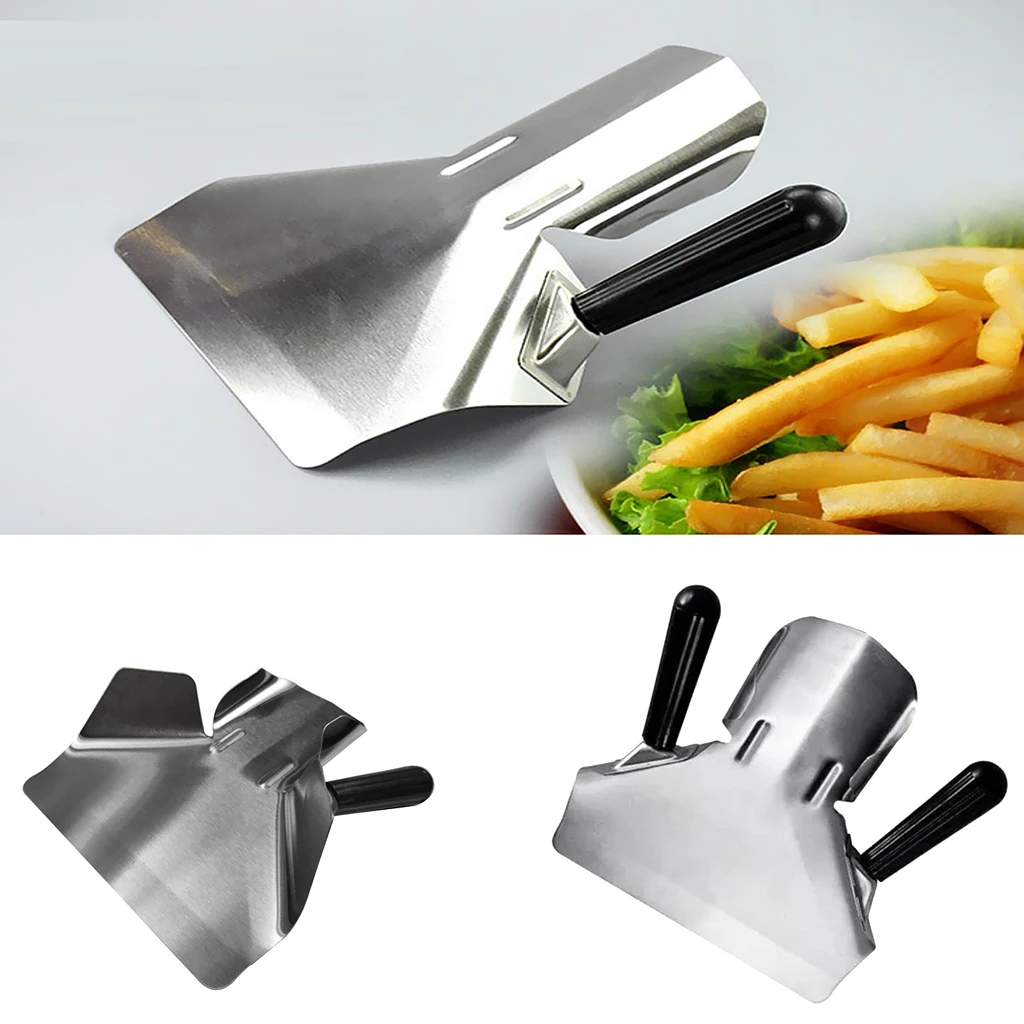 Chip Shovel 203mm S/S Cooking Utensil Kitchen Scoop Restaurant Cafe Fryer 