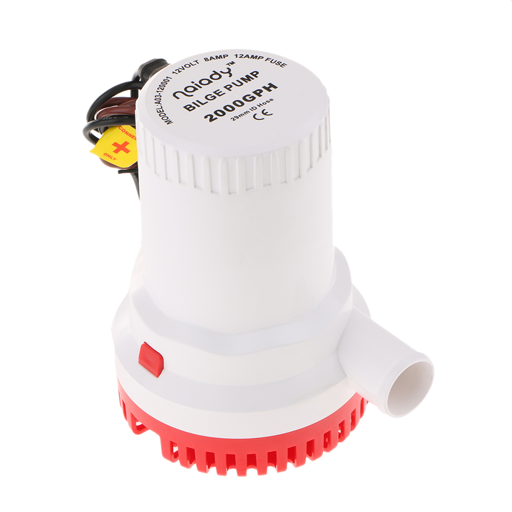 1 Piece Bilge Pump Electric Bilge Pump for Fishing Boats, Cruisers,