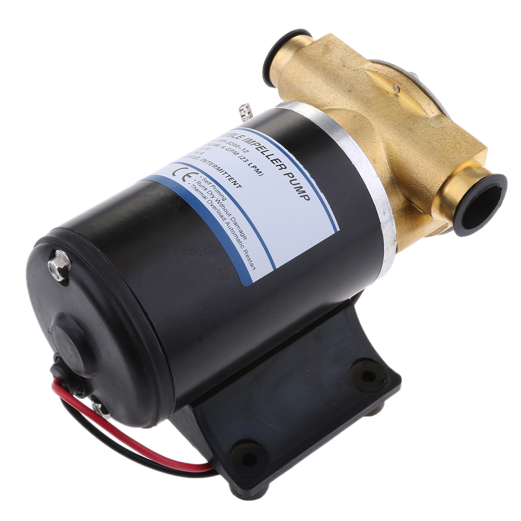 12V Washdown Pump Kit Wash Down Set 23L/min For Marine Boat Deck Anchor - 24mm Inlet/Export Caliber