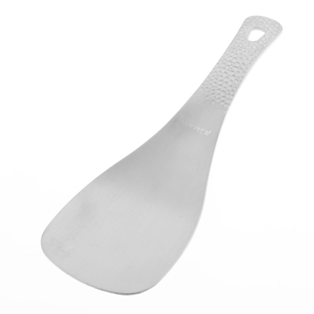 Camping Titanium Meal Spoon Cooking Rice Shovel Home Kitchen Utensils Paddle Outdoor Tableware