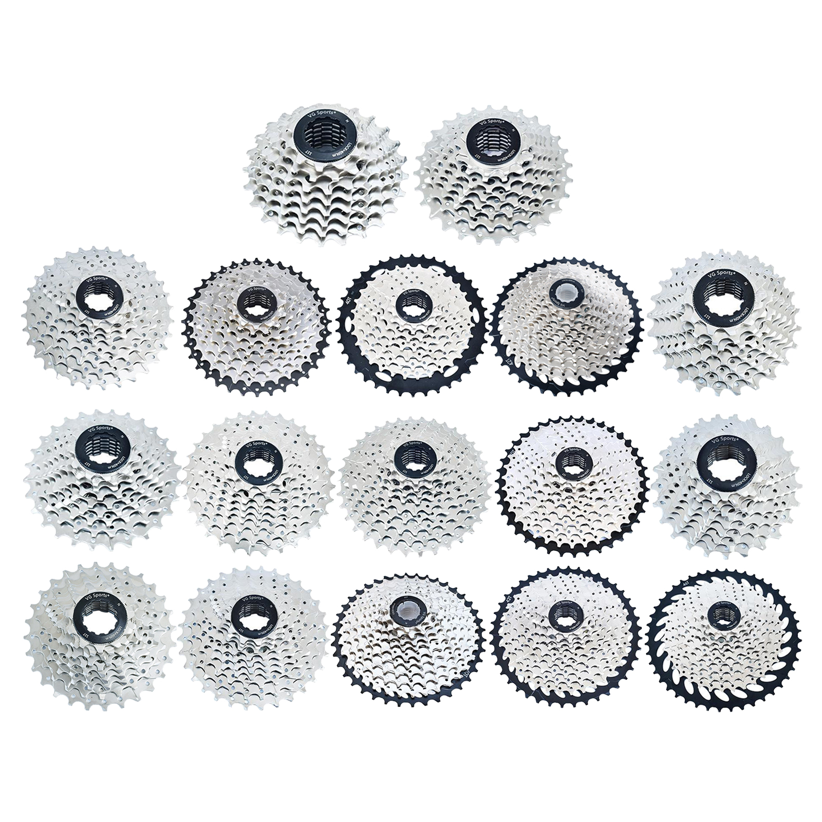  Freewheel 8 9 10  ​​11-25T / 46T Solid Steel Teeth Flywheel Sprocket Replacement Mountain Road Bike Fixed Cog
