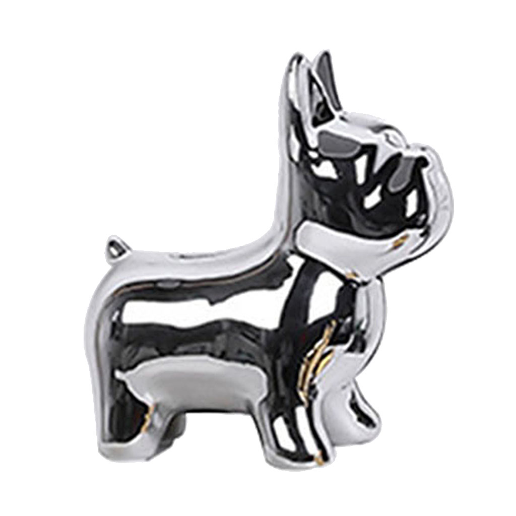 Resin Cute Dog Money Bank Currency Saving Box Birthday Gifts Desktop Ornament