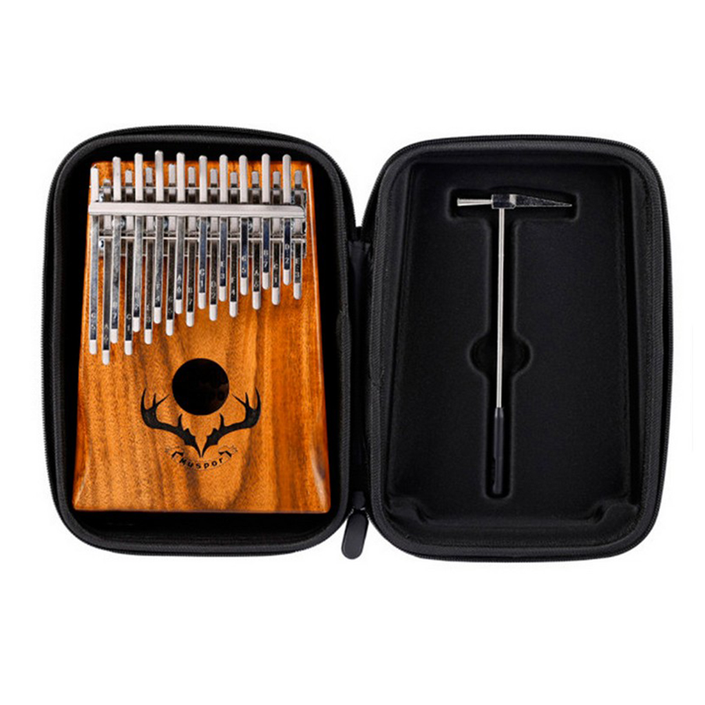 Kalimba Mbira Storage Case Bag Handbag Organiser Waterproof Shockproof Percussion Instruments Percussion Instruments