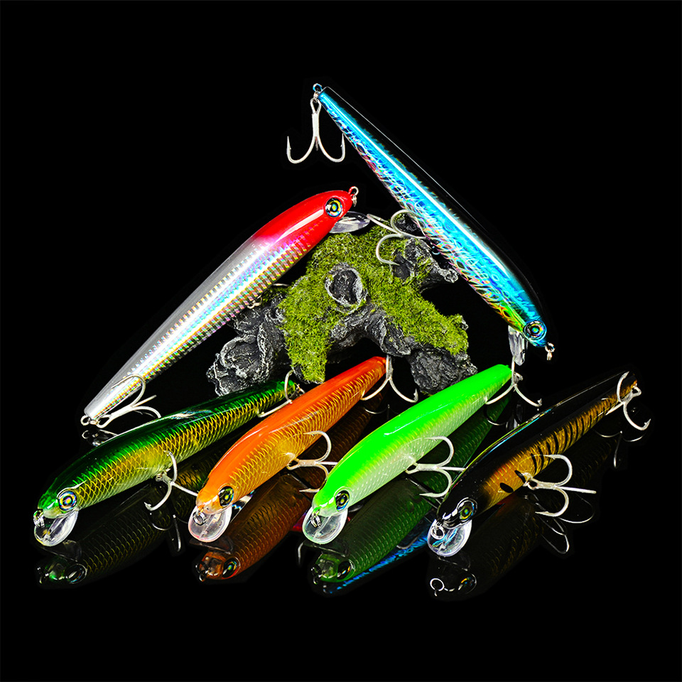 PRO BEROS Japanischen Tiefe 1,5-4m Minnow Angeln Lockt Schwimm Harten Köder 17,5 cm 29g Künstliche Wobbler crankbait Angelgerät – Detail 1