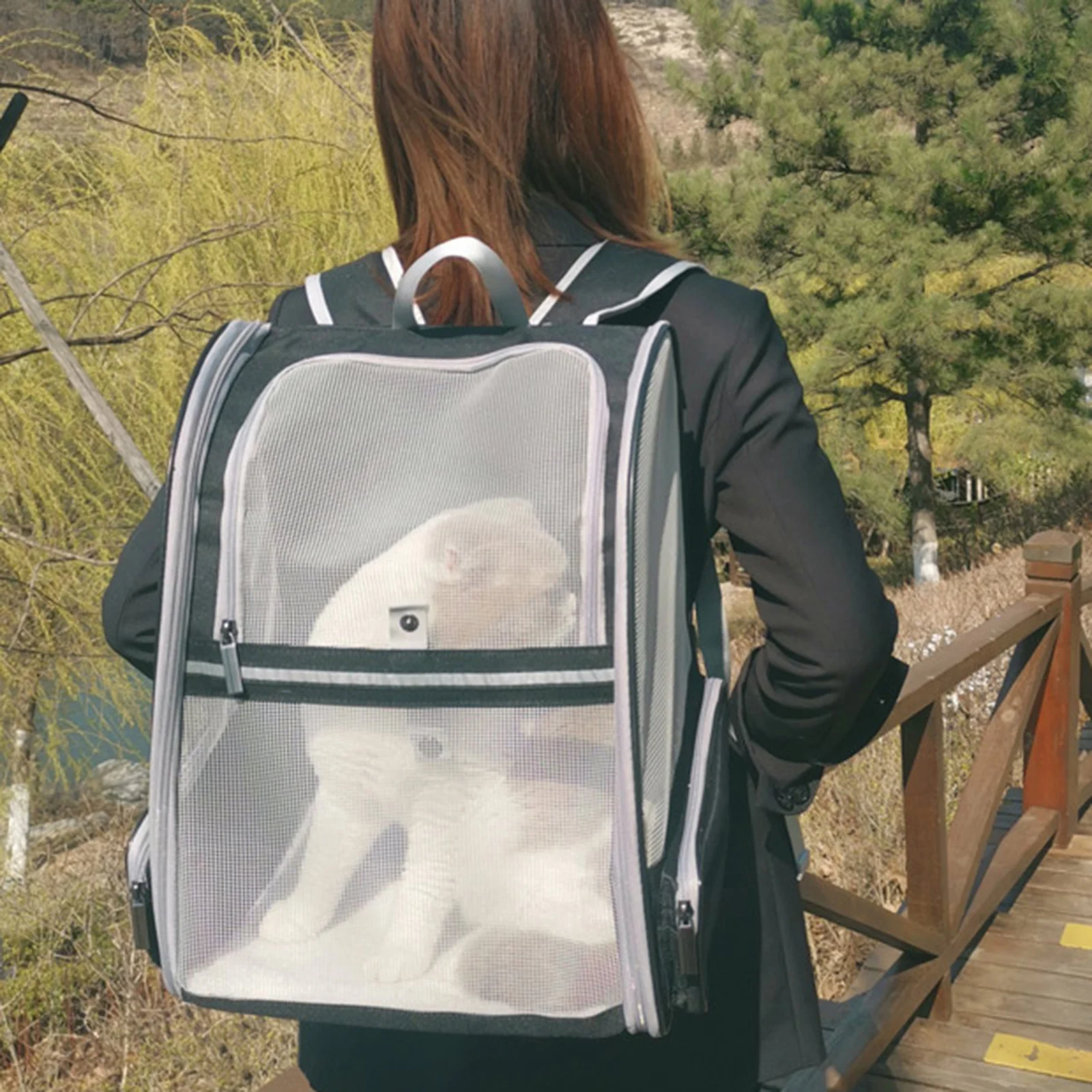 Folding Pet Dog Cat Carrier Small Animal Kittten Puppy Backpack Travel