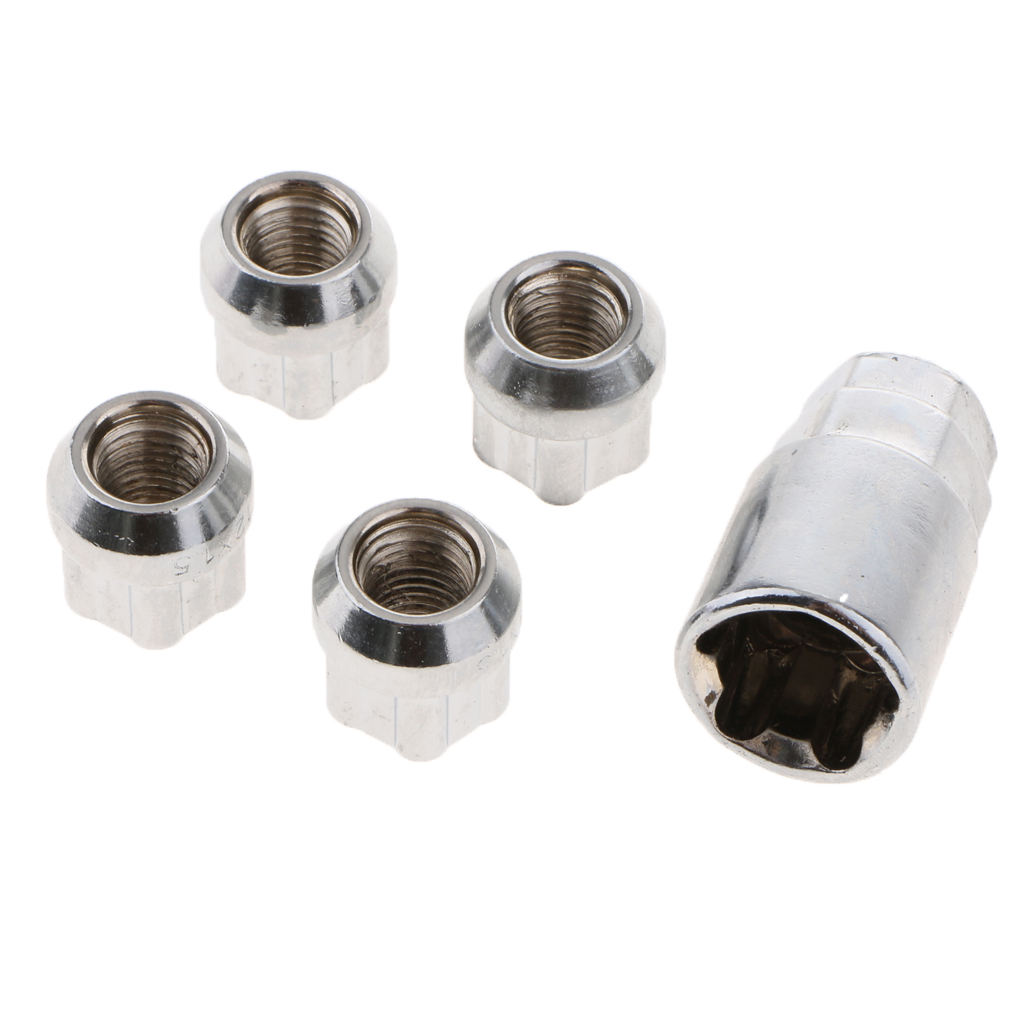 4pcs 12x1.5 Factory Style Replacement Chrome Lug Nut Wheel Locks Fits for Toyota