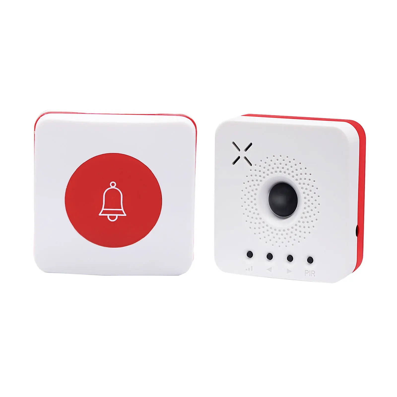 Caregiver Pager Wireless Doorbell Call Button Nurse Call Alert Patient Help System for Elderly Patient with USB