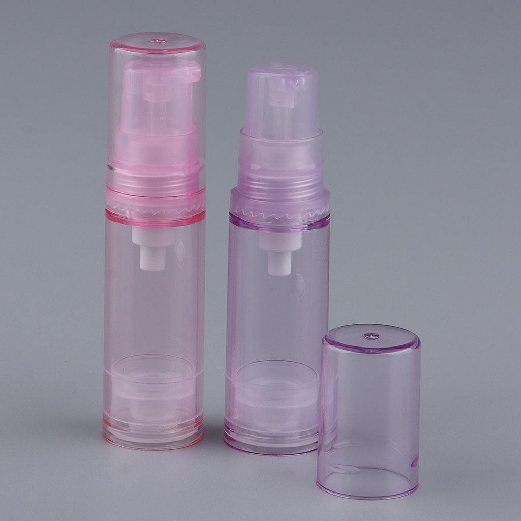 3pcs Empty Jars PET Airless Pump Bottles Refillable Serum Cosmatics Containers,Durable,Lightweight,Leak Proof & Shockproof