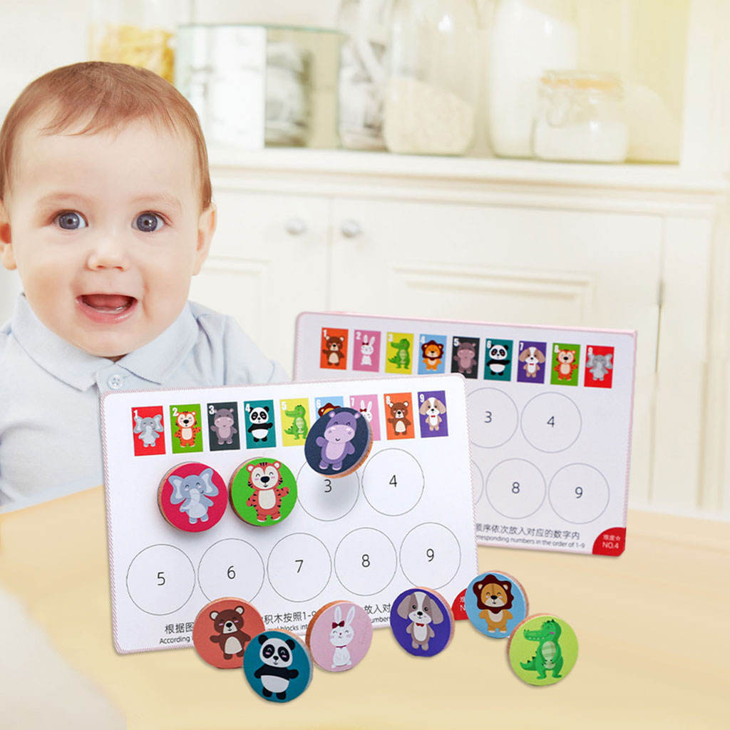 Montessori Animal Logic Game Preschool Early Educational Animal Matching for Kids