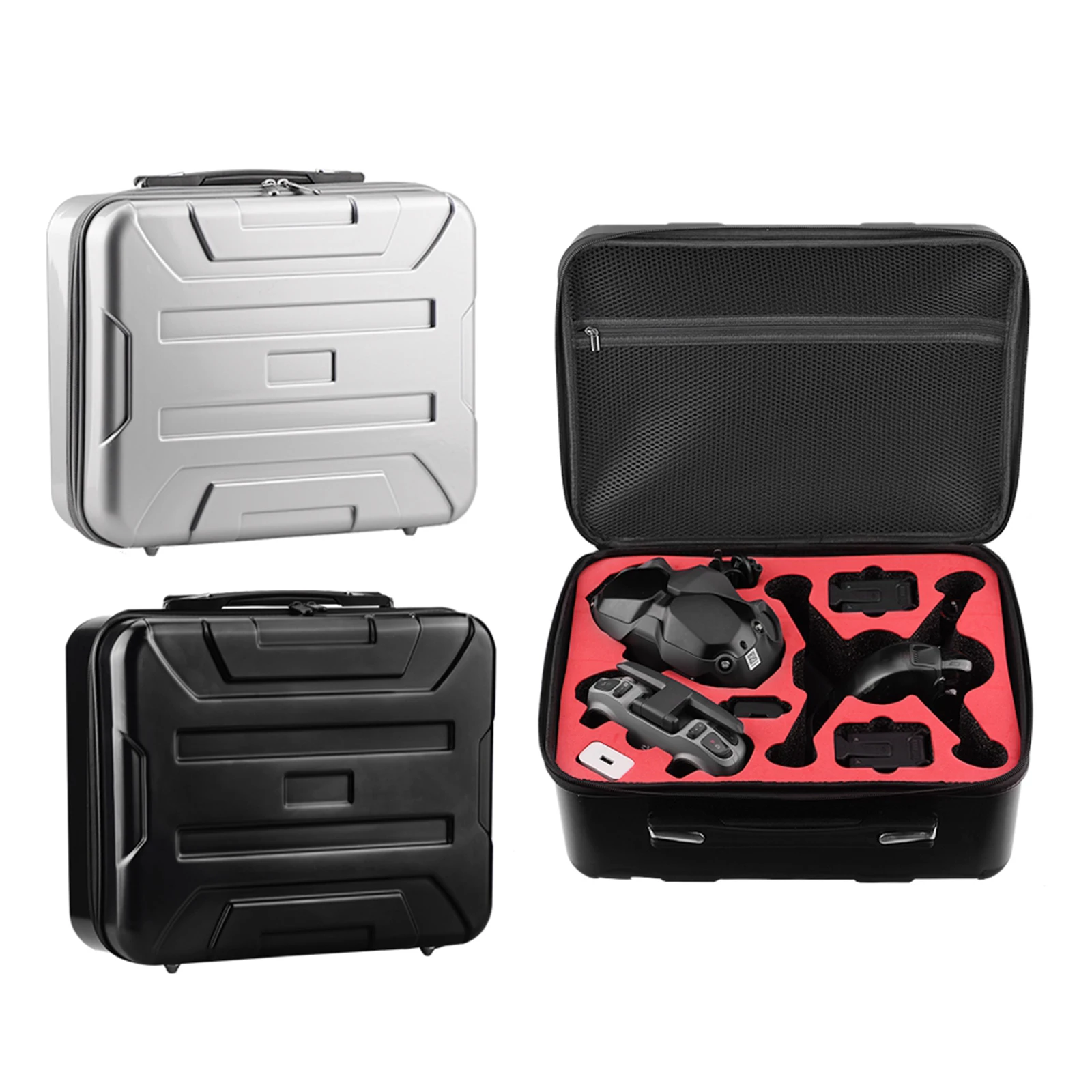 Professional Carrying Case Bag Waterproof Hard Shell For DJI FPV Combo Quadcopter Remote Controller 14.17 x 11.02 x 6.29 inches