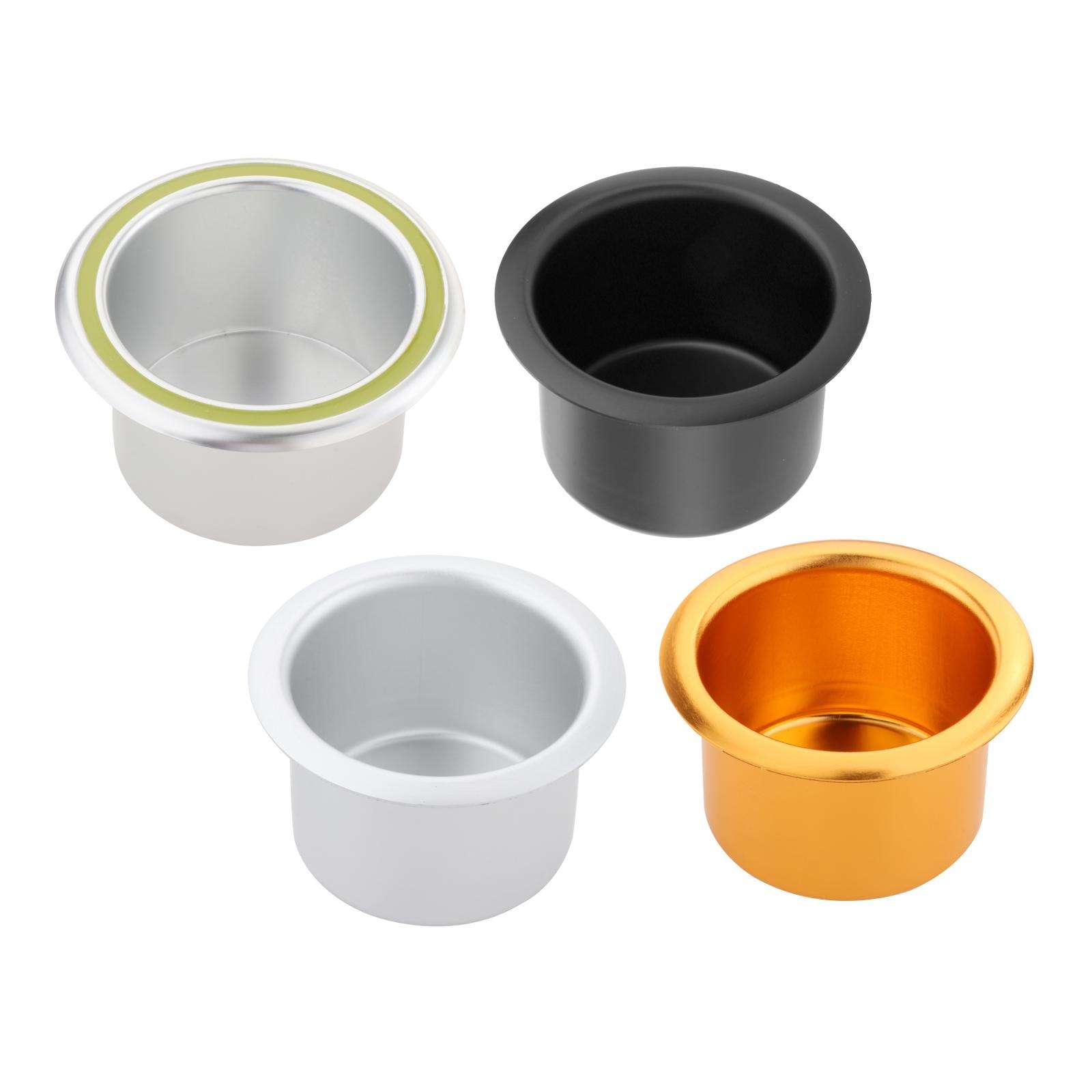 Universal Cup Drink Holder Drink Cup Holder Stainless Steel Ecessed Cup Holder Recessed Cup Holder Fits for Car RV Game Table