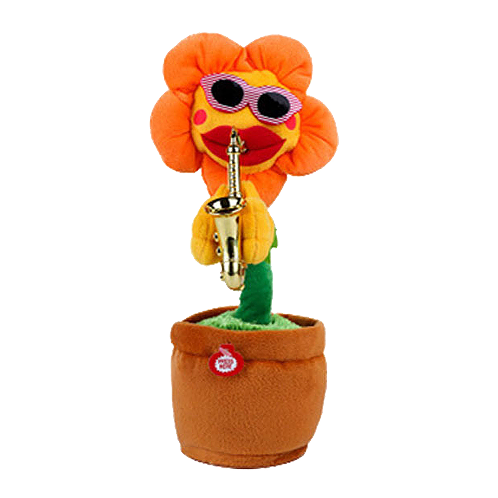 Potted  Plants Swing Dancing Singing Doll Plush Toys Tabletop Decor Ornaments Kids Birthday Gift Party Favors