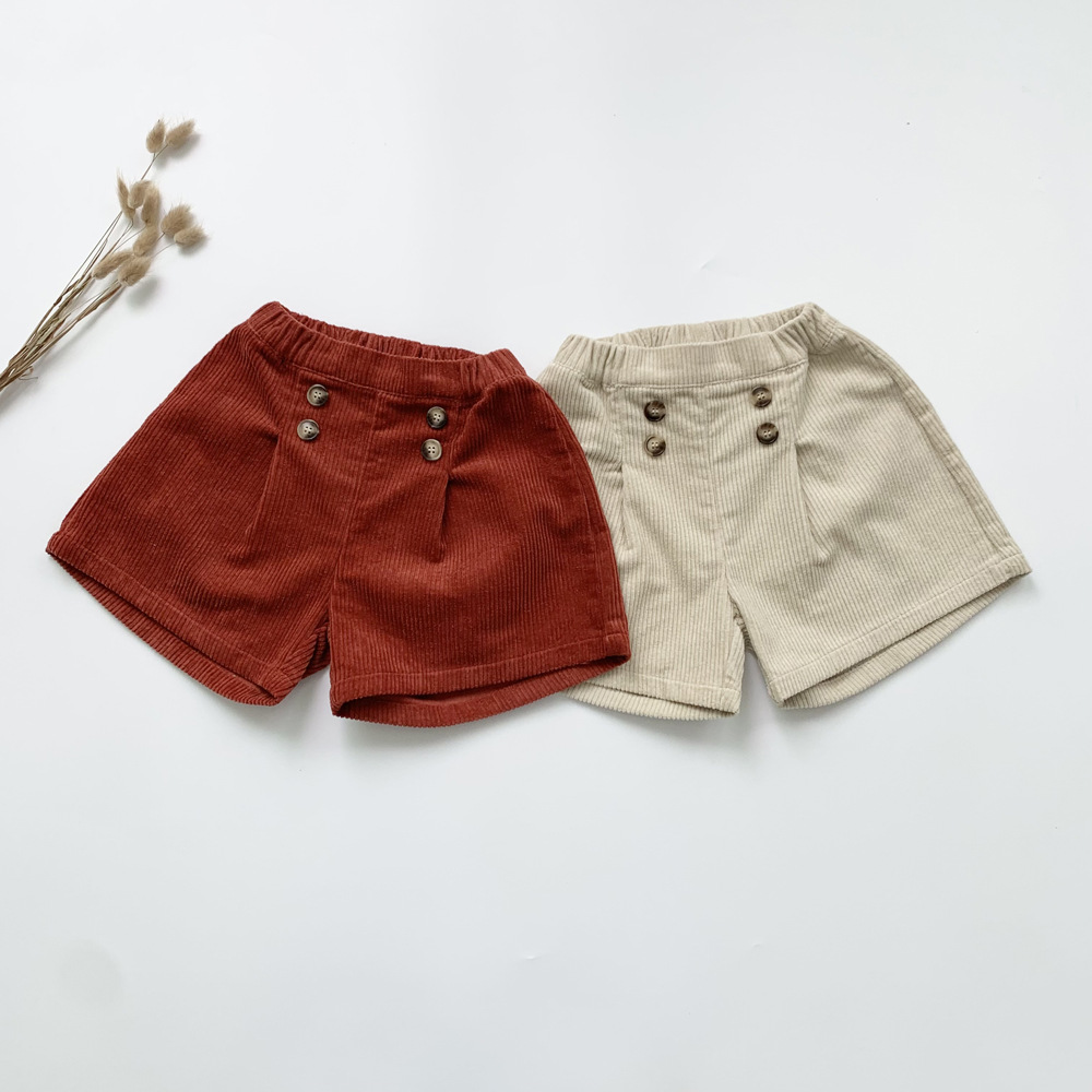 girls cord shorts