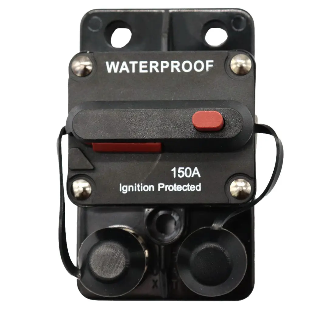 150A Circuit Breaker Switch with Manual Reset Waterproof for Marine Car