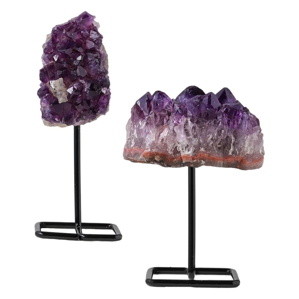 Amethyst Stone Decor Ornament Meditation Crystals Heal Crystals Decor