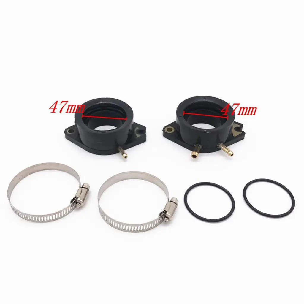 MagiDeal 1 Pair Carburetor Intake Manifold Fits for Yamaha/VIRAGO 750/XV750