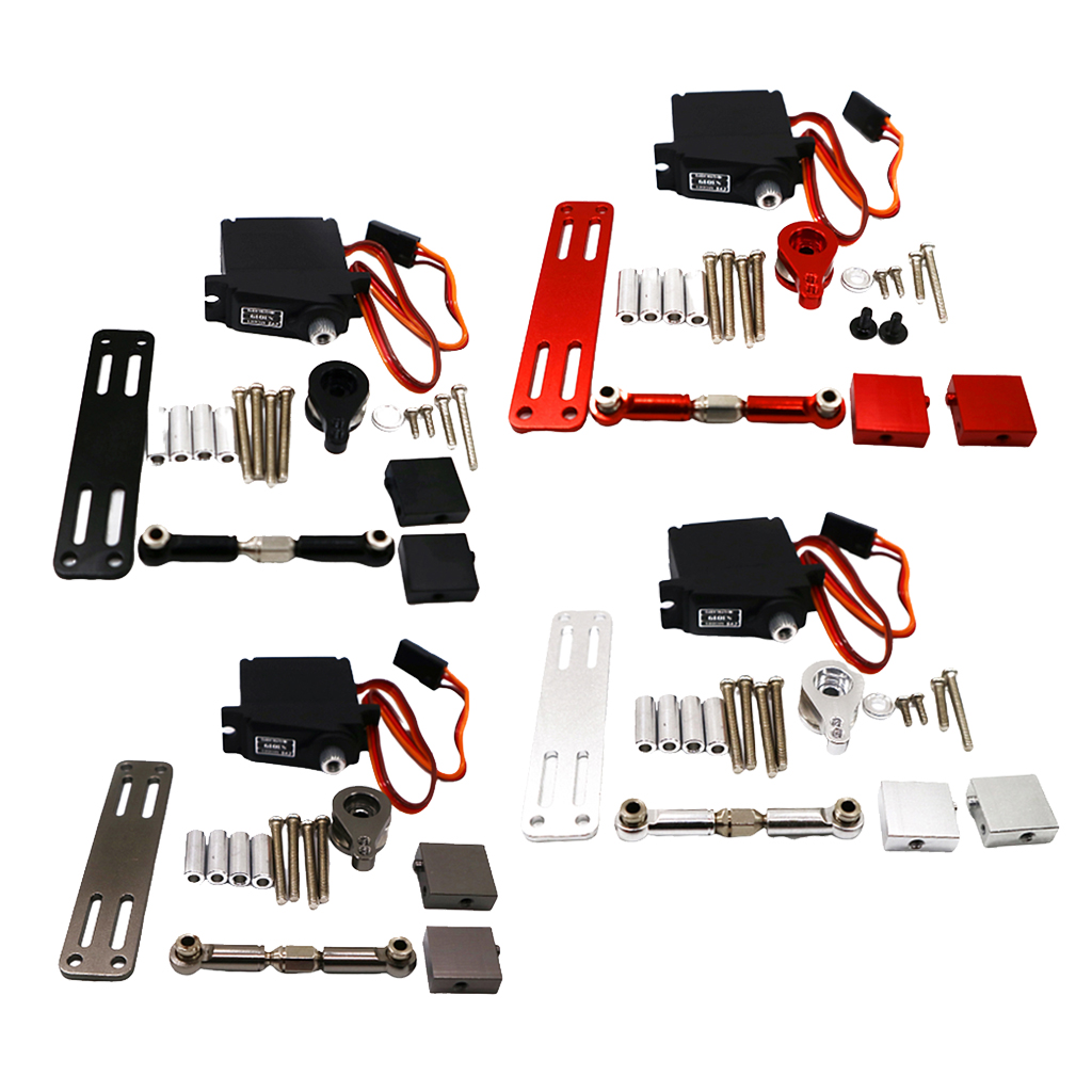 Metal Steering Gear Set for 1/12 MN D90 