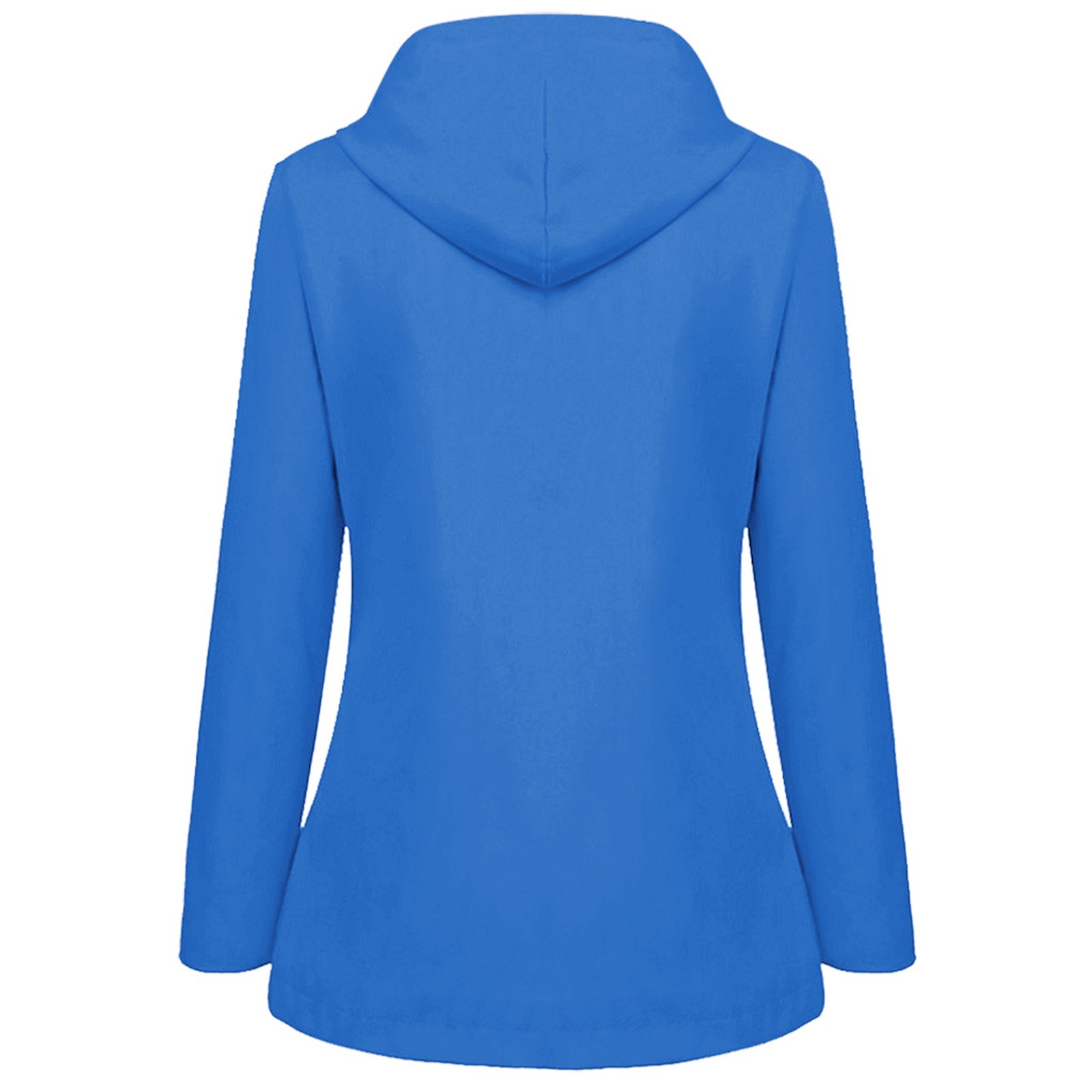 Women Solid Rain Jacket Outdoor Plus Size Waterproof Hooded Raincoat Windproof New Warm Jacket Windproof Outdoor Chaqueta